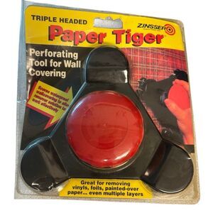 Zinsser Triple Headed Paper Tiger Wallpaper Remover *New*